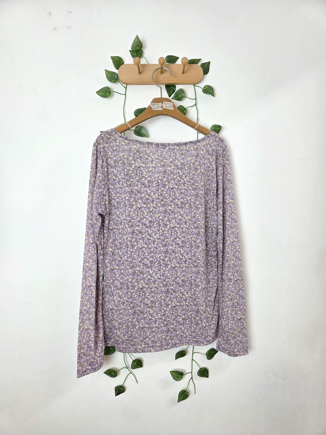 뮤트 보라 잔꽃 슬리브 상품이미지4