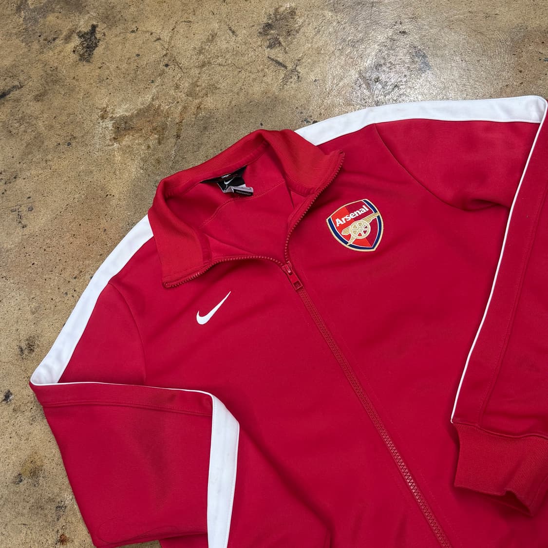 나이키 아스날 빨흰 레드 져지 트랙탑 상품이미지1