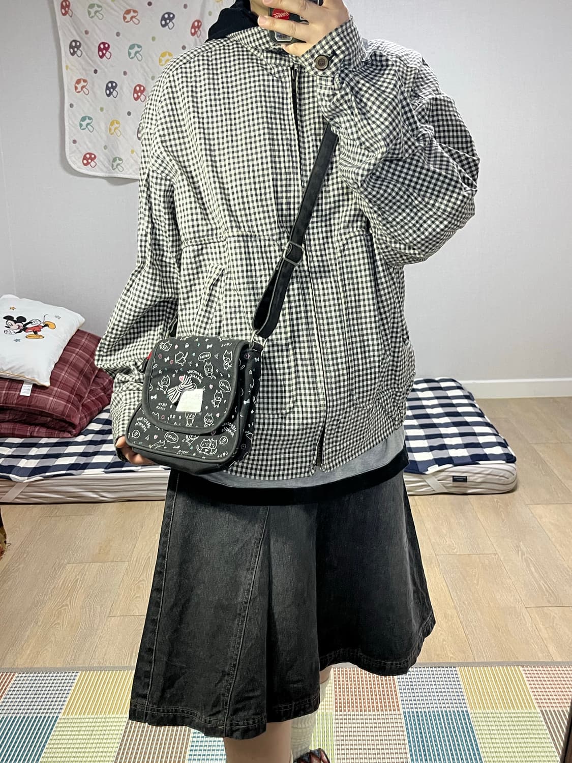 Kearney house 커니하우스 깅엄체크 집업 자켓 상품이미지3