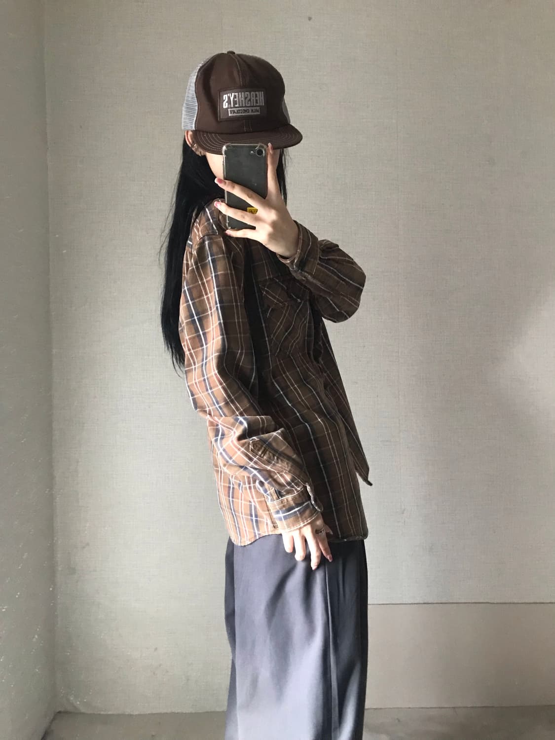 리바이스 브라운 체크셔츠 상품이미지5