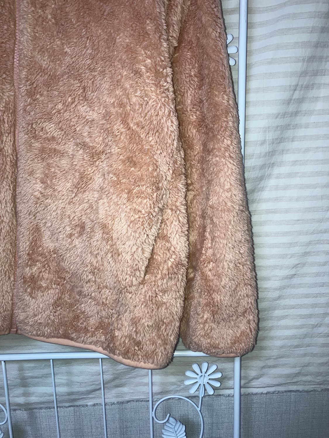 jpn vintage 딥핑크 후리스 y2k 스트릿 갸루 펑키 fabric 상품이미지4