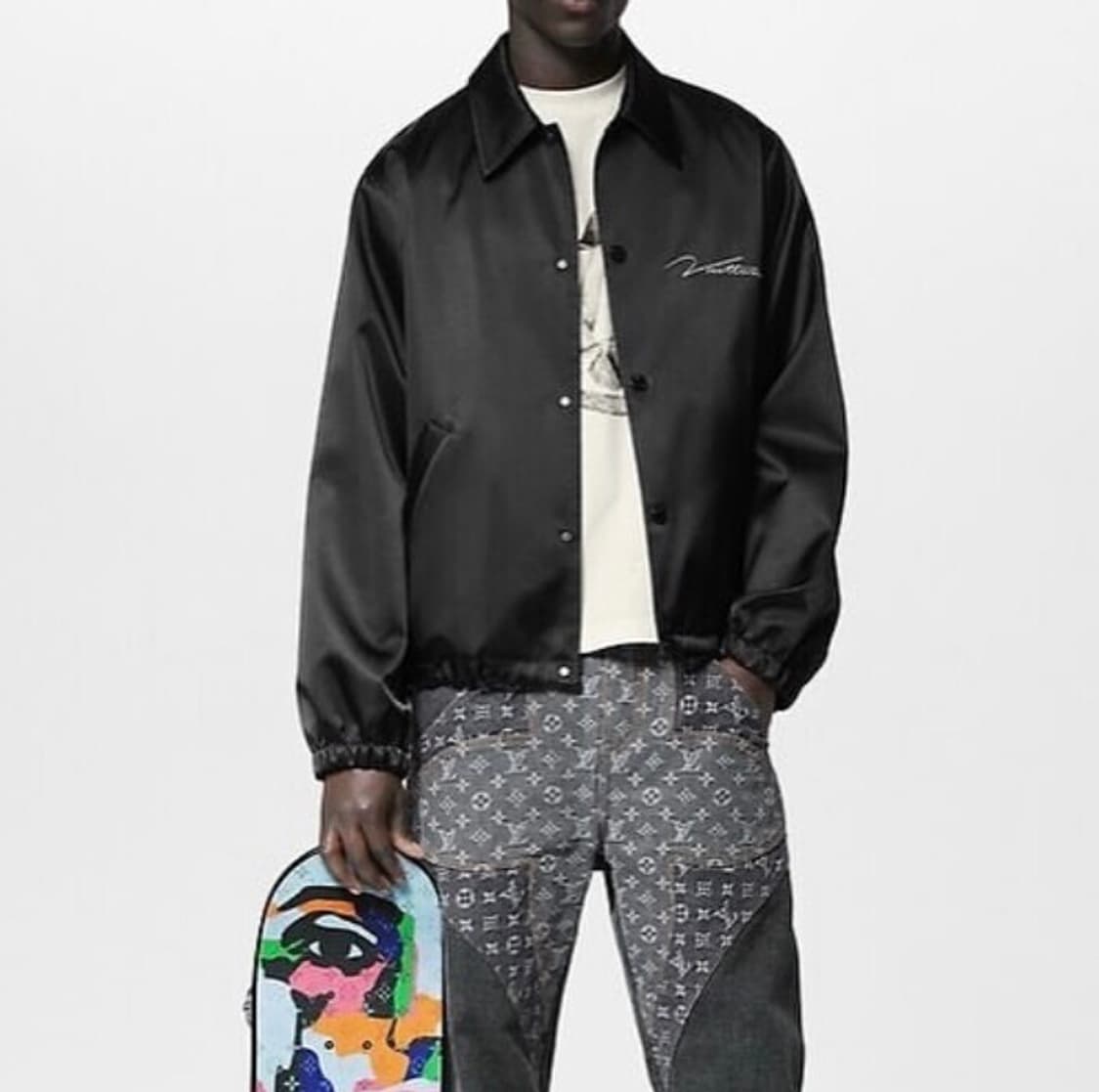 루이비통 버드 팩프린팅 코치 자켓 한정판 상품이미지2