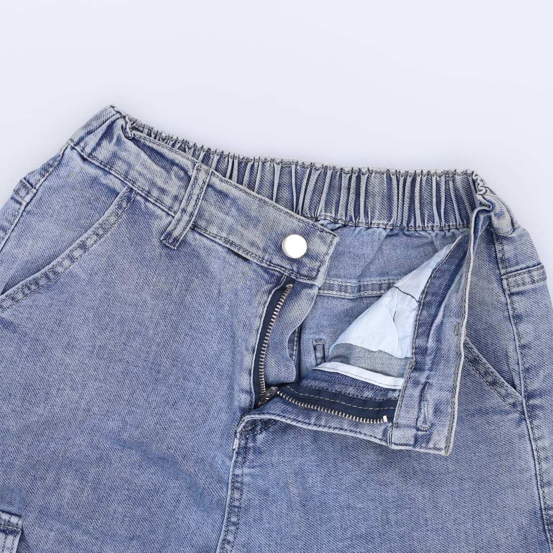 실측확인 빈티지 여성 카고 데님팬츠 0417H1 상품이미지4