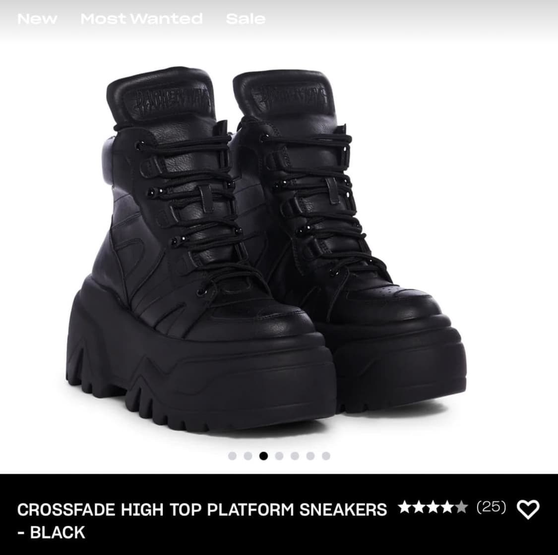 돌스킬  Dolls kill Dark Wavs 부츠 상품이미지1