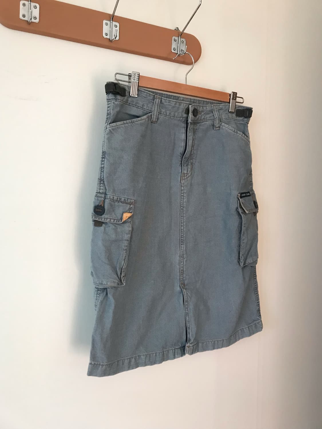 데님 카고 미디 스커트 상품이미지8