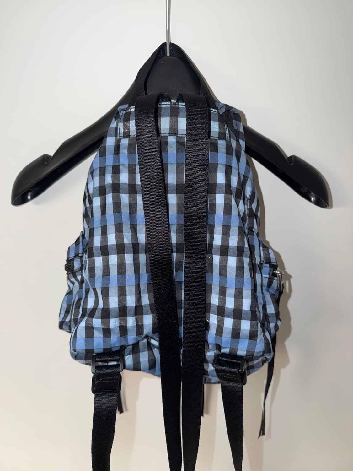 페넥 체크 백팩 POCKET BACKPACK CHECK BLUE 상품이미지3