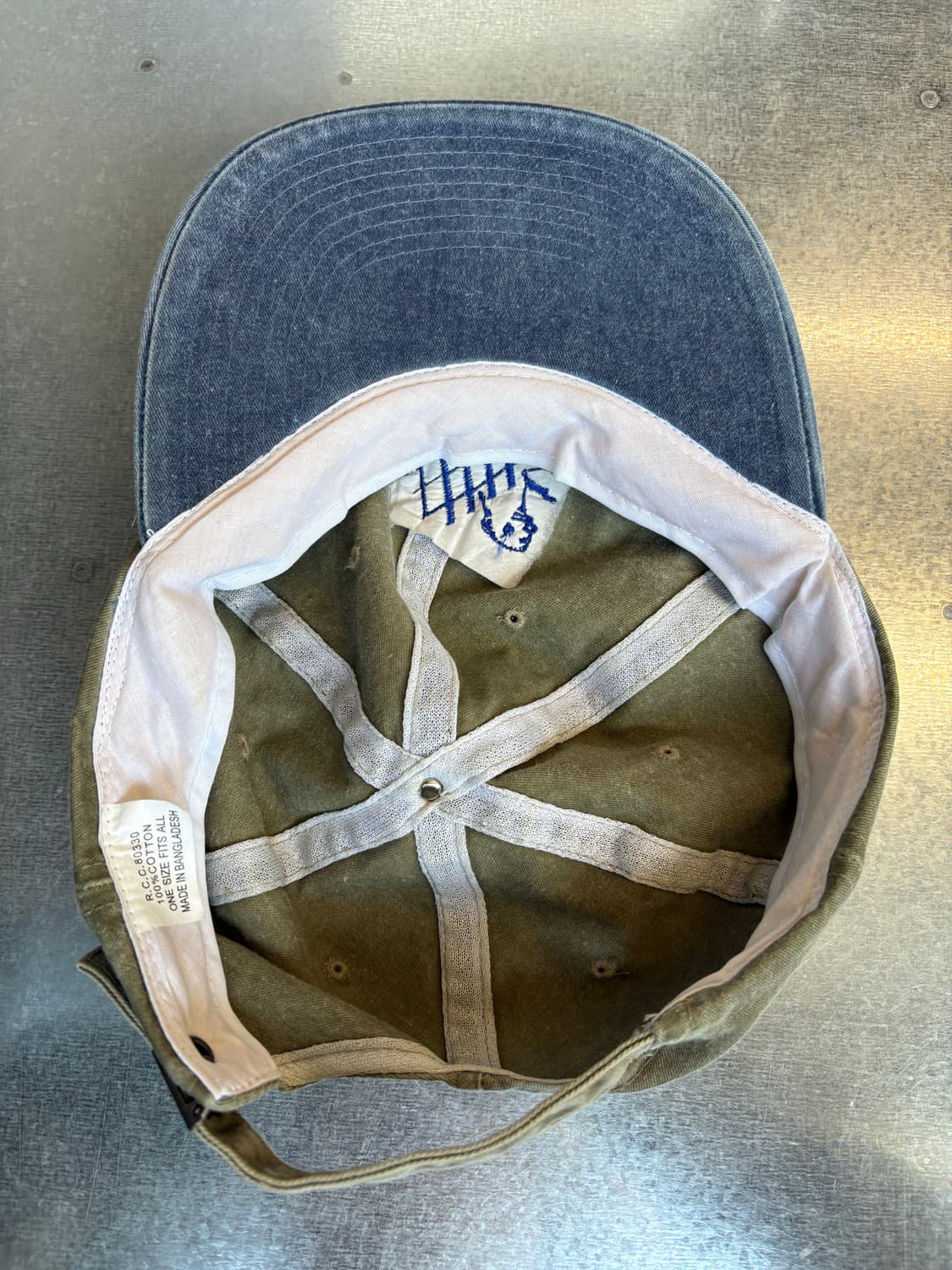 90s 미국 조명 회사 빈티지 투톤 캡 상품이미지5