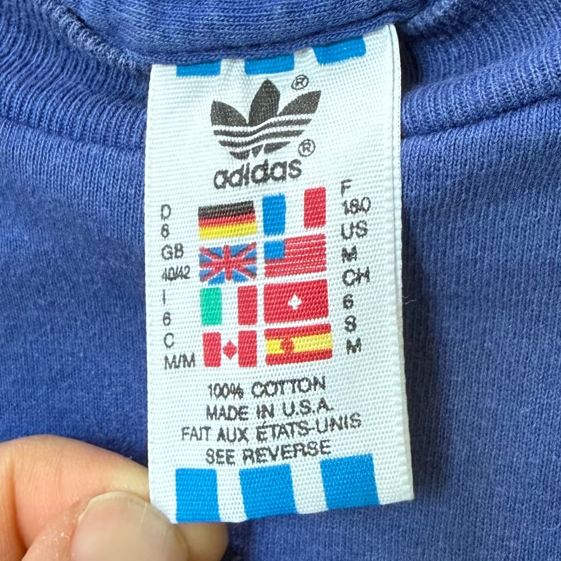 90s 아디다스 사커 빈티지 티셔츠 상품이미지4