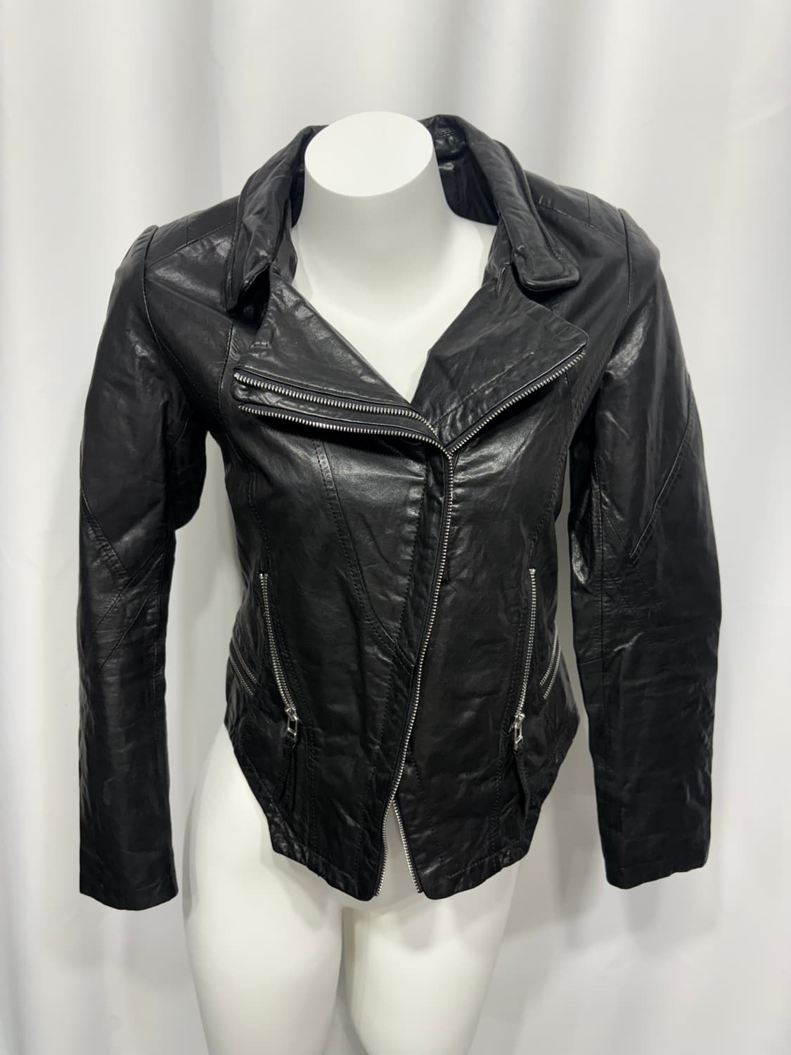 🎸블랙 레더 자켓🎸 상품이미지5