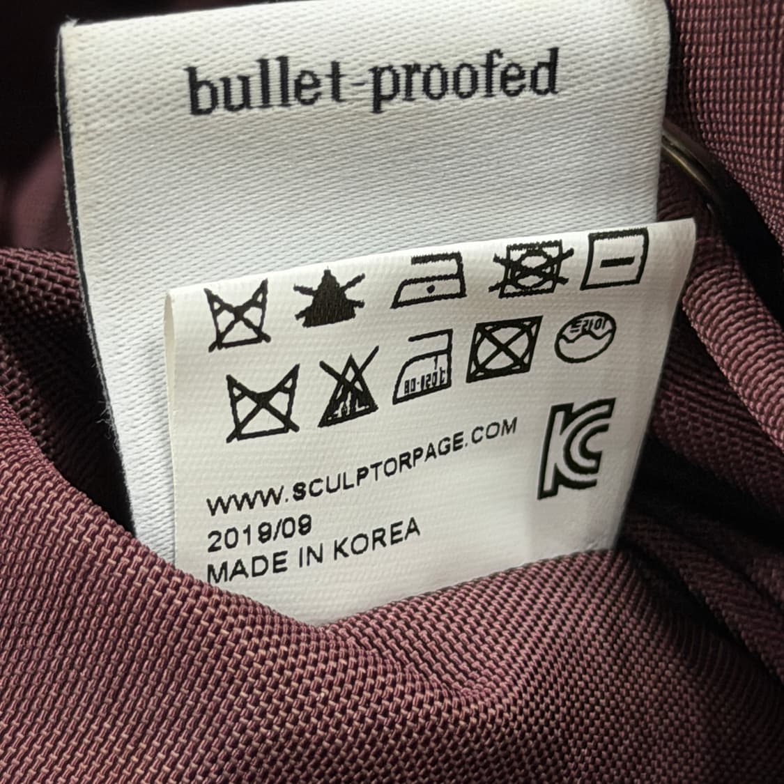 스컬프터 드로우 스트링 복조리 슬링백 가방 상품이미지6