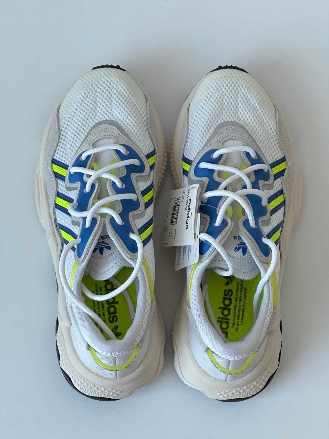 [새상품]아디다스 오즈위고 클라우스 화이트 솔라 옐로우 255 상품이미지3