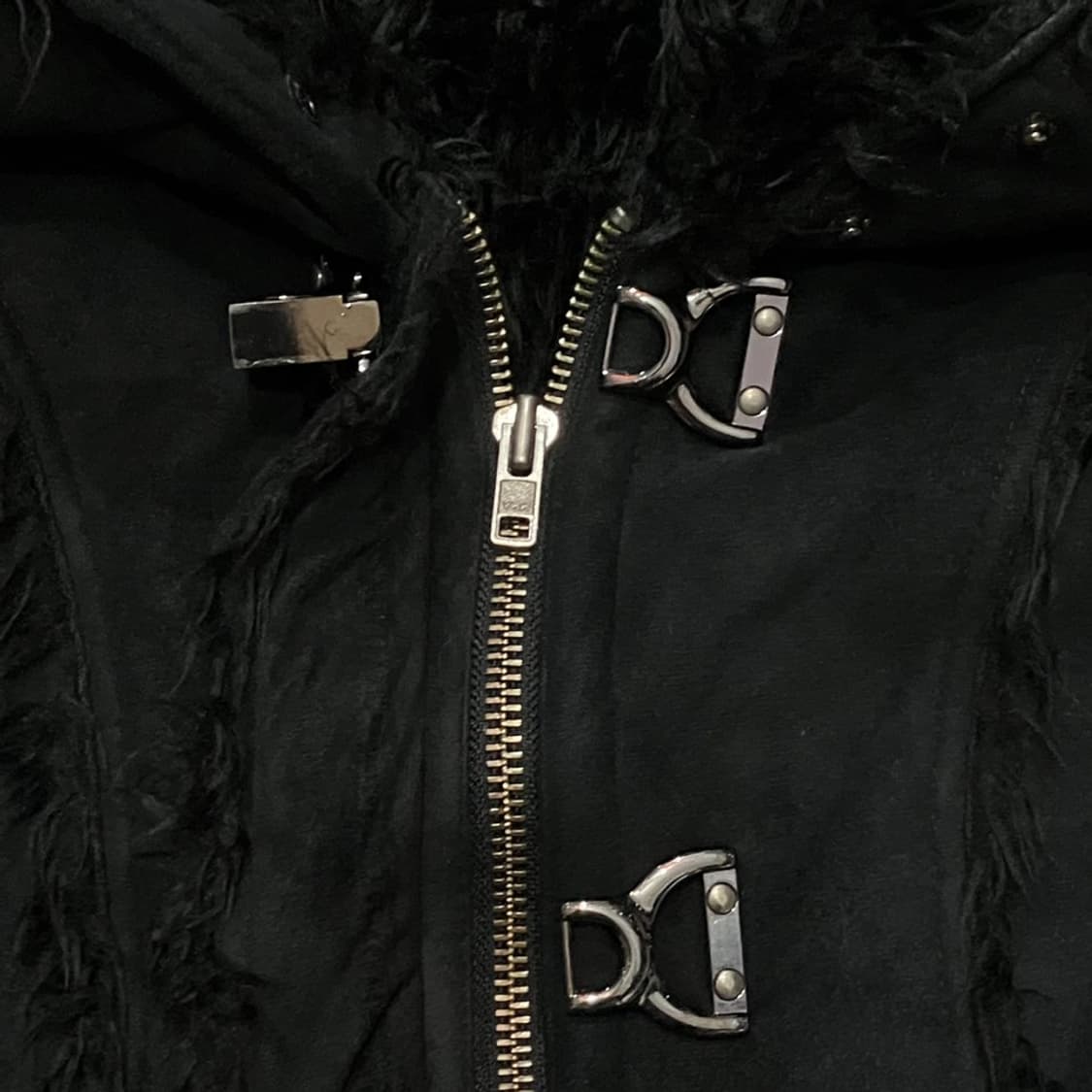 펑크 고스 퍼 코트 상품이미지6