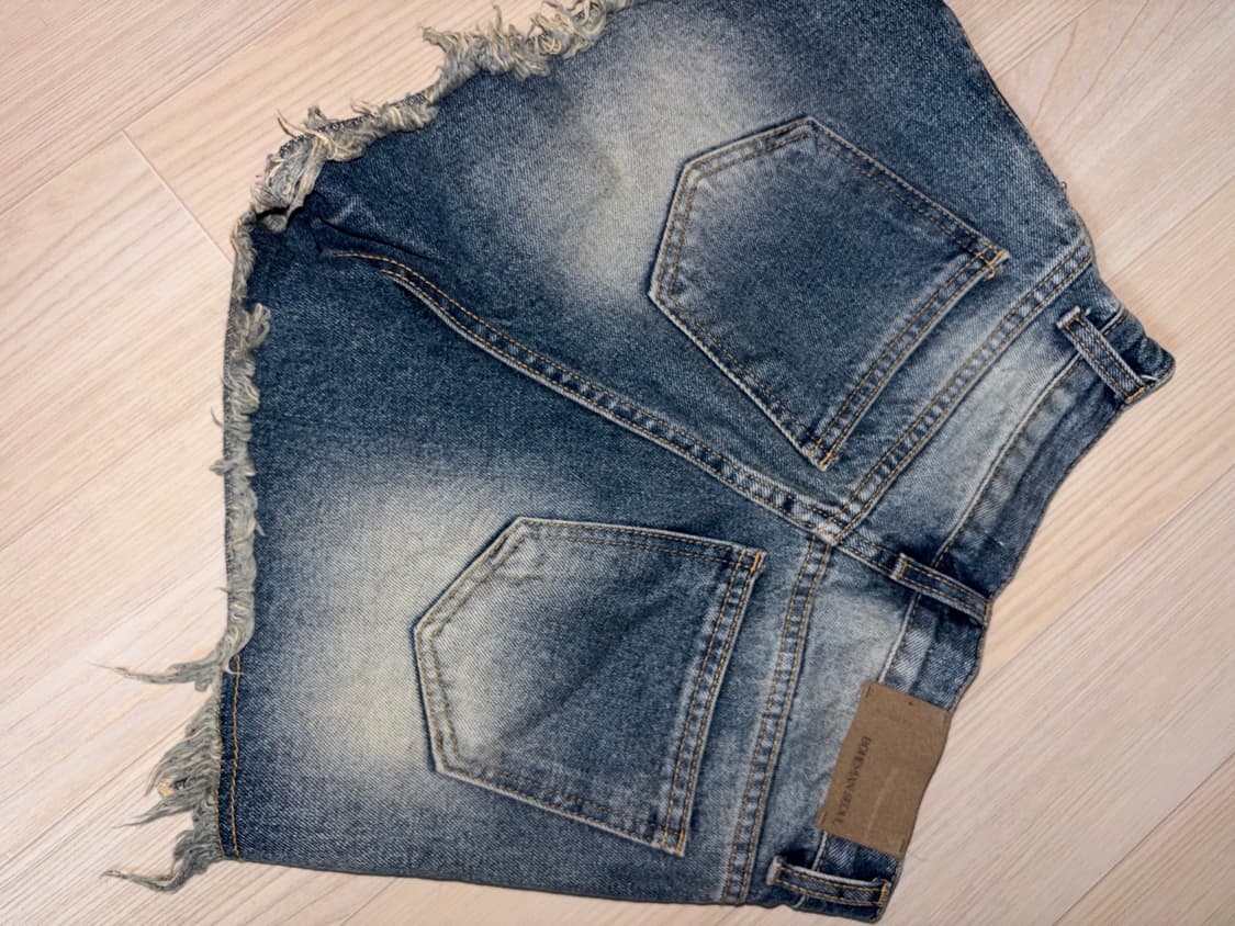 보헤미안서울 데님 워싱 쇼츠 22ver-M 상품이미지5