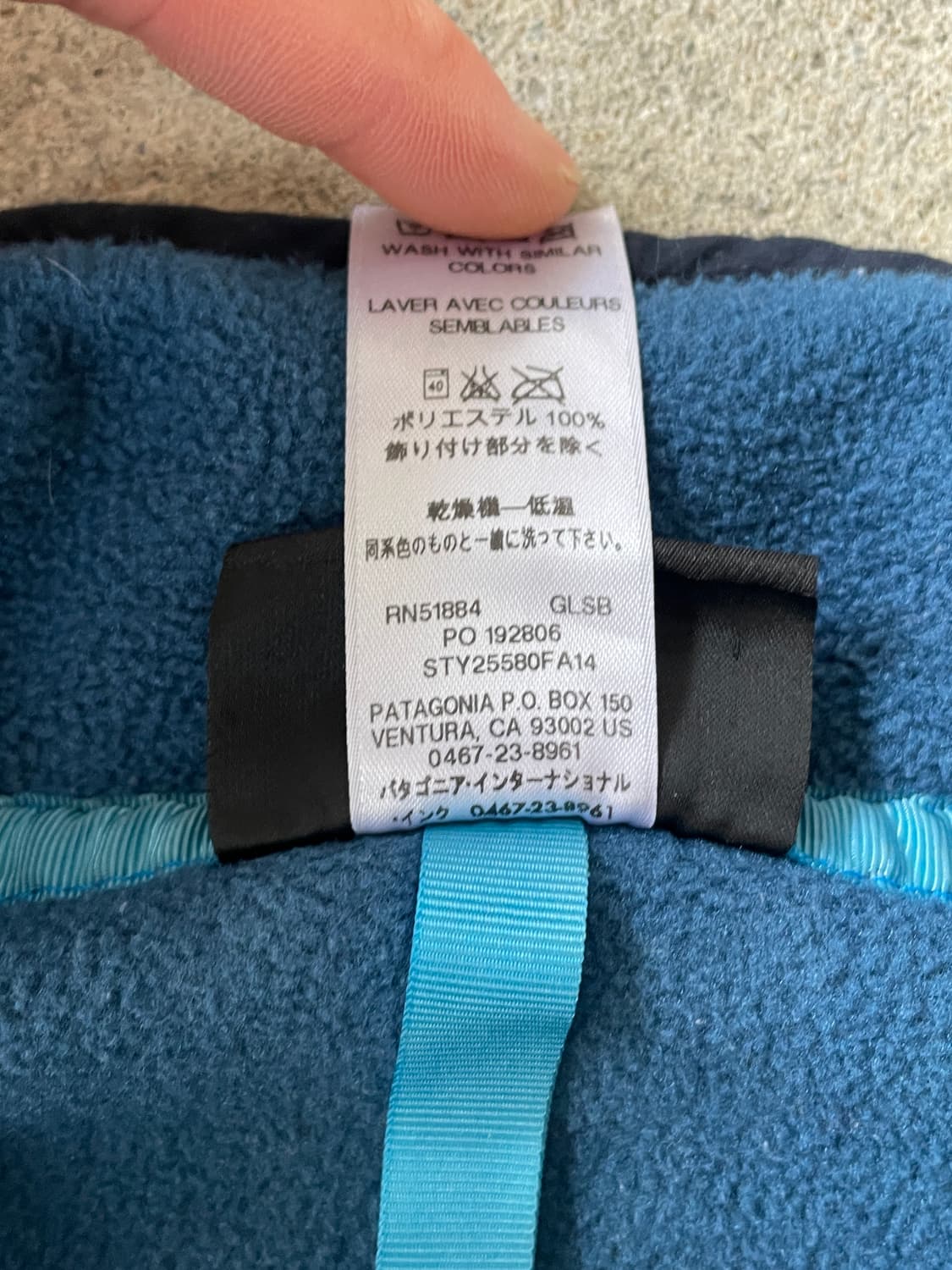 Patagonia Synchilla Navy&Blue Snap-T 상품이미지8