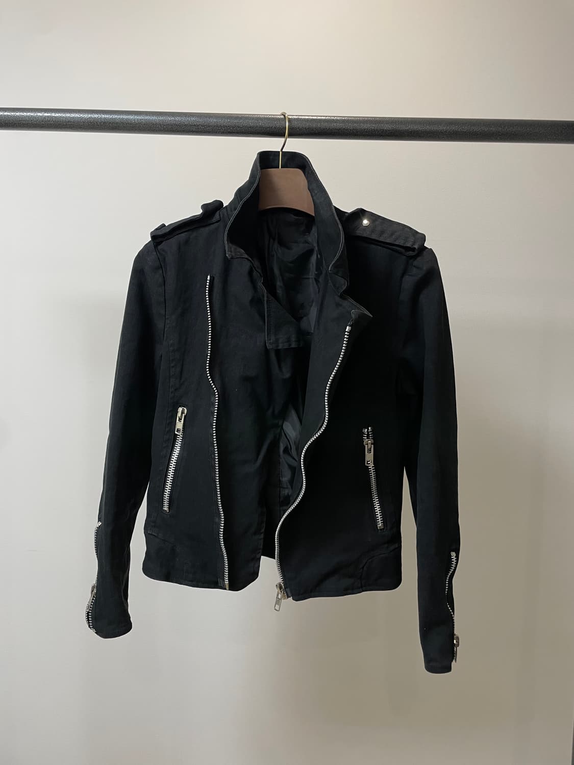 (S) april77 락시크 코튼 라이더 자켓 상품이미지4