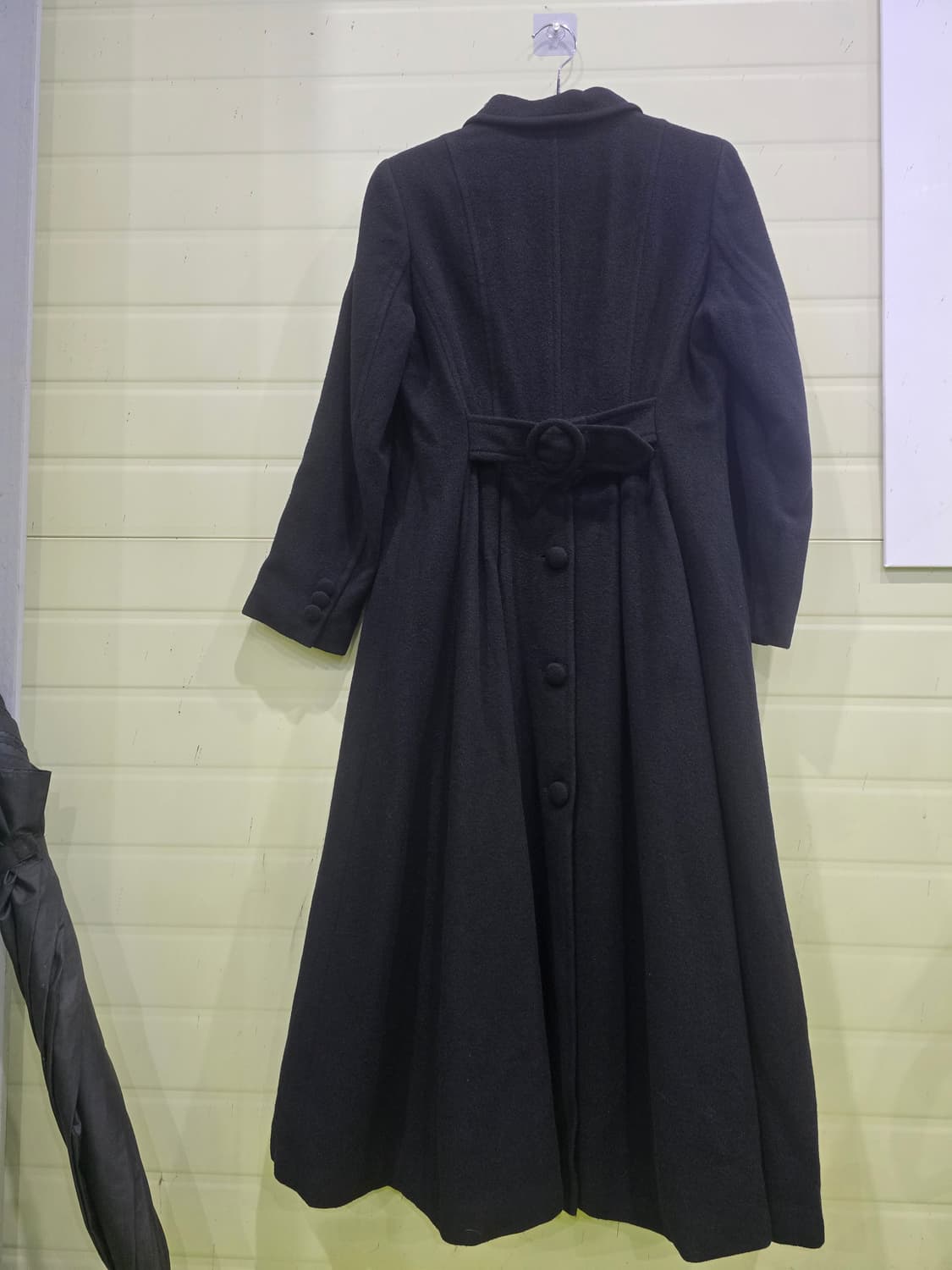 SERGE 블랙 롱 모직 코트  상품이미지2