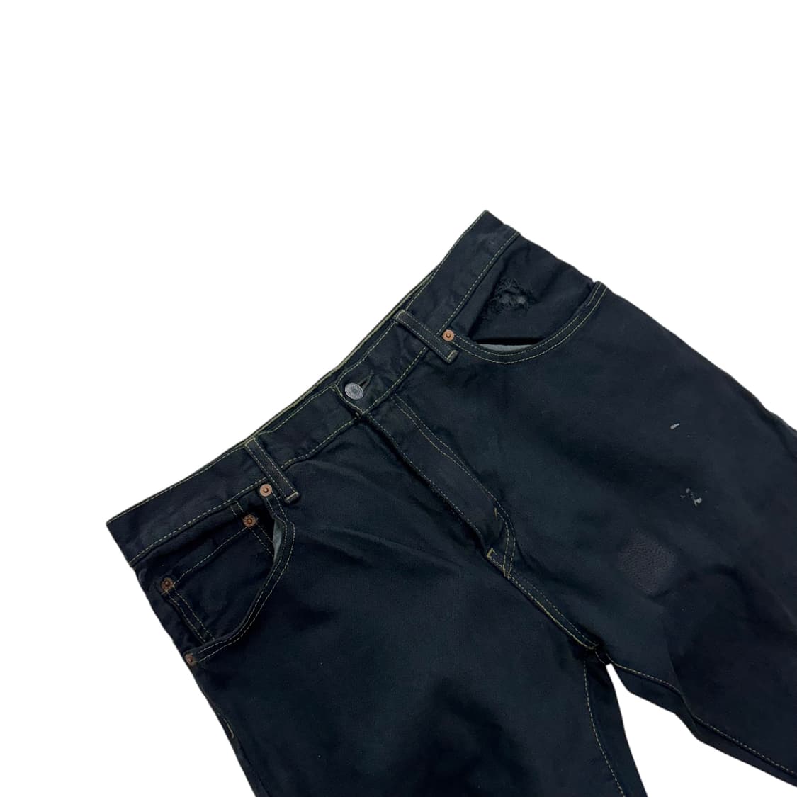 [33] 리바이스 517 블랙 다이 블랙진 데님 청바지 [lv1181] 상품이미지2