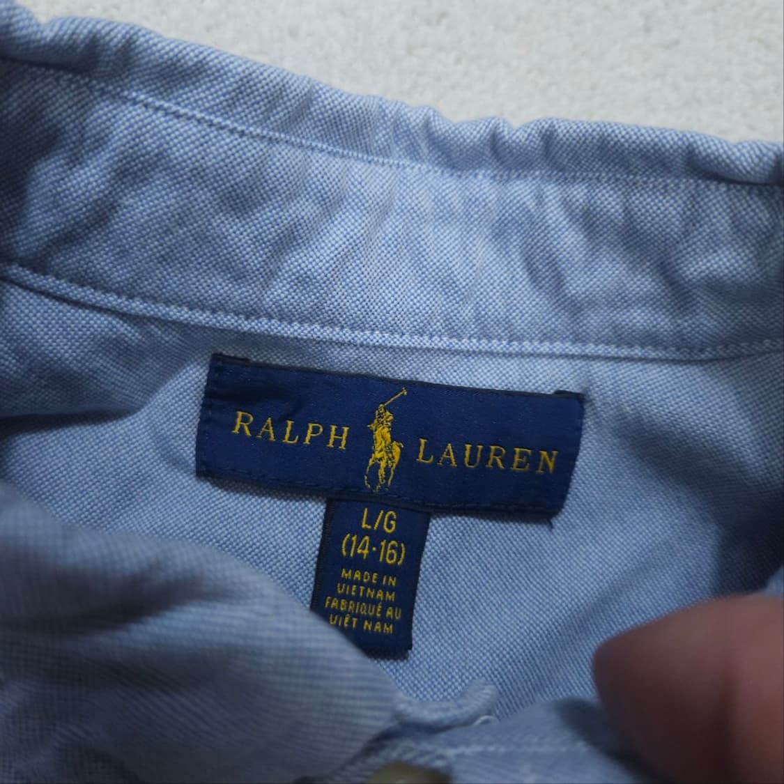 폴로 랄프 로렌 신형 솔리드 셔츠 L14-16 상품이미지5