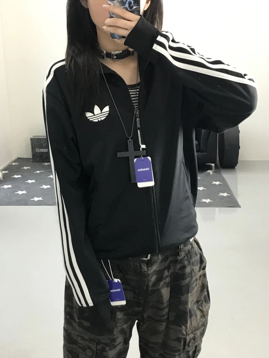 아디다스 블랙 파이어버드 져지 상품이미지2