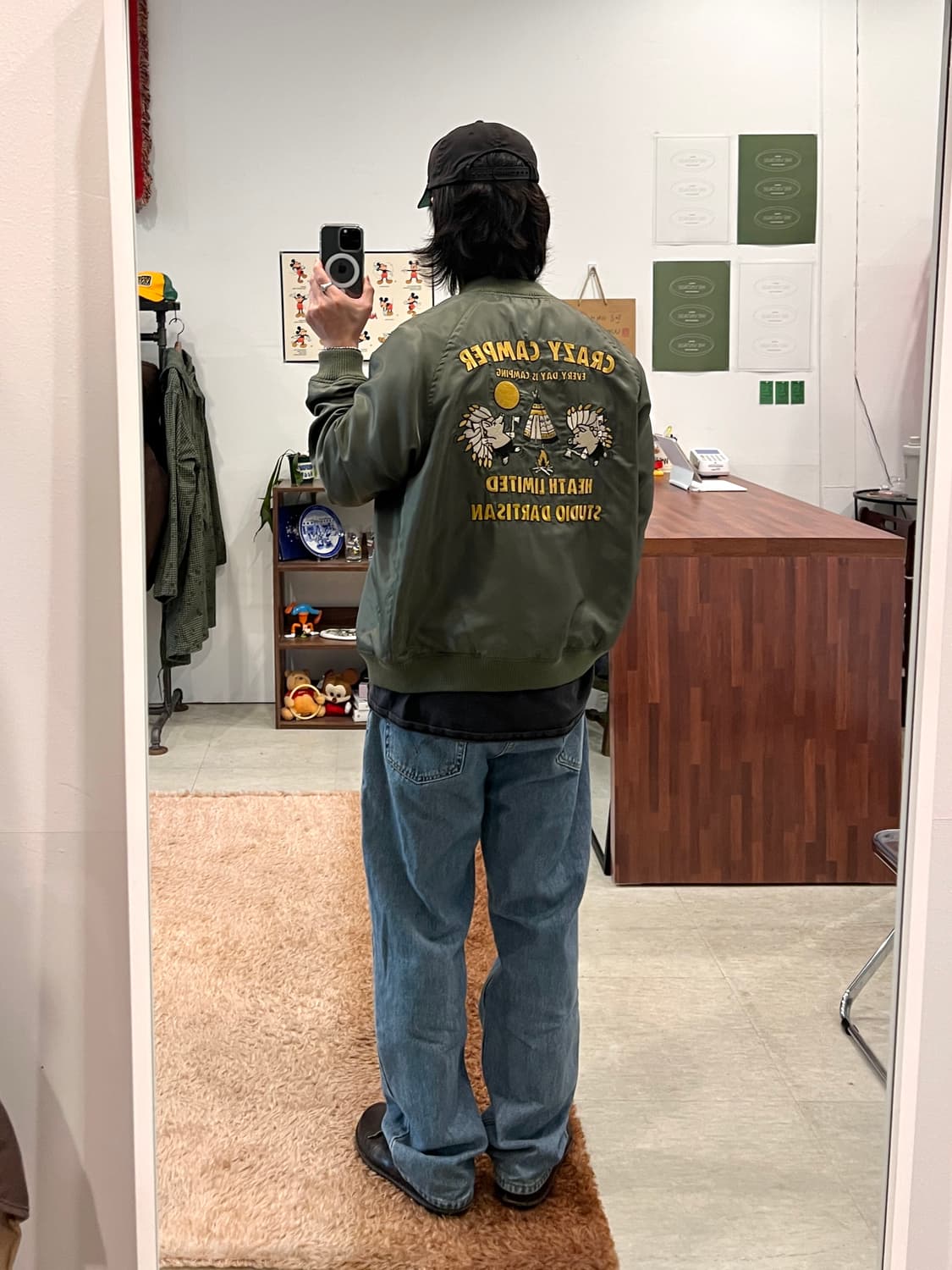Studio D'artisan 스튜디오 다치산 CAMPER  봄버 자켓 상품이미지3