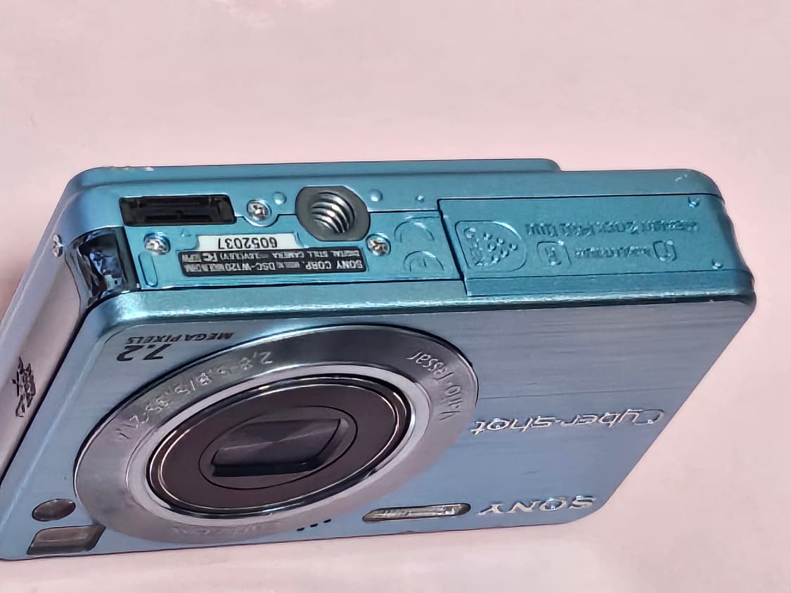 소니 사이버샷 DSC-W120 하늘색 풀구성 상품이미지7