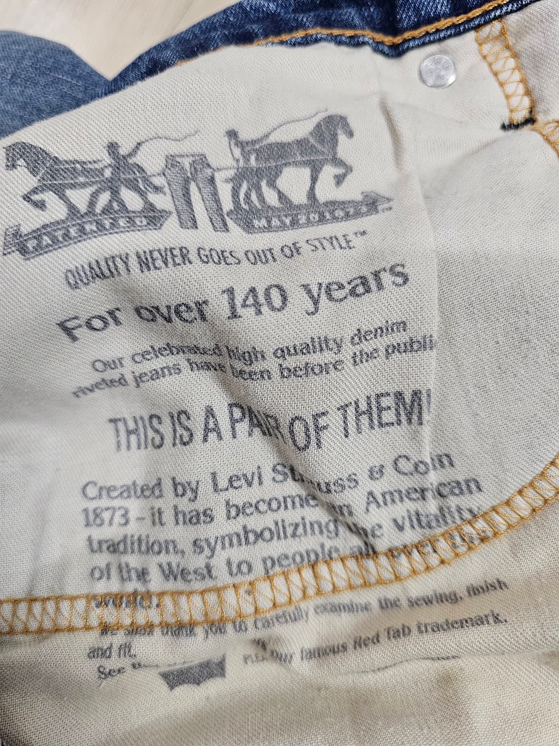 [34] 리바이스 511 데님 팬츠 상품이미지7