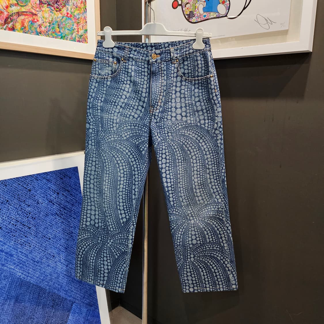 루이비통 쿠사마야요이 메인 컬렉션 데님 팬츠 상품이미지2