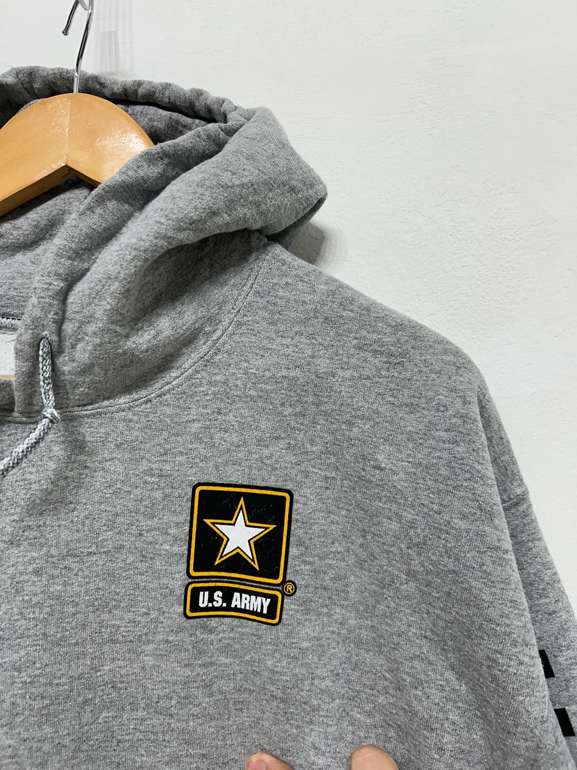 00's gildan U.S Army  hoodie Sweatshirt. 상품이미지2