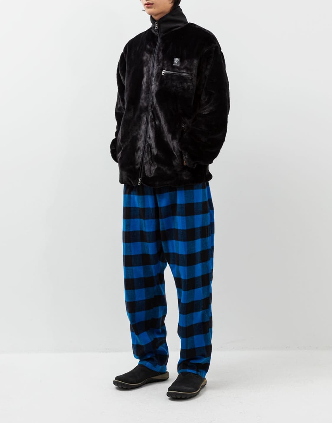 SOUTH2WEST8 플레이드 트윌 아미 스트링 팬츠 상품이미지3