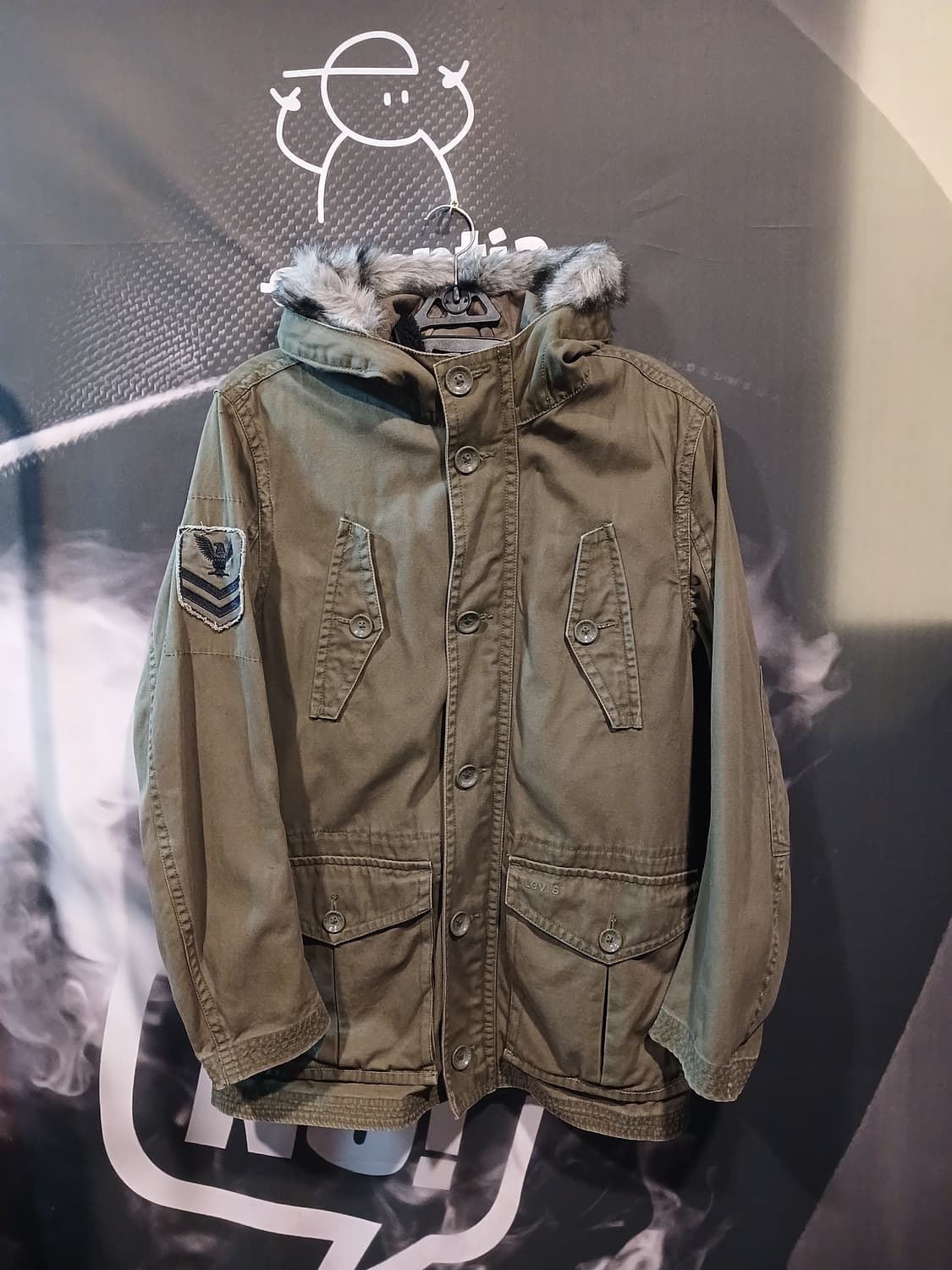 리바이스 야상 후드 점퍼 상품이미지1