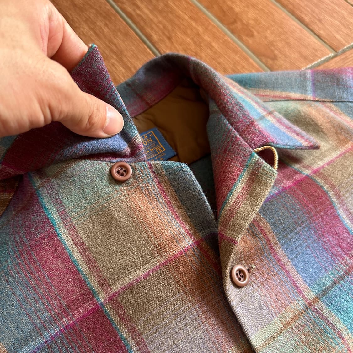 70’s Pendleton usa plaid board shirts 상품이미지7