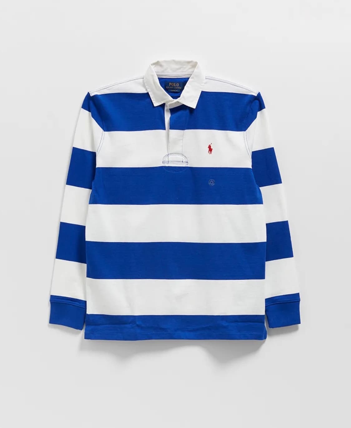 [L, 105] 폴로 럭비셔츠 블루 클래식핏 상품이미지1