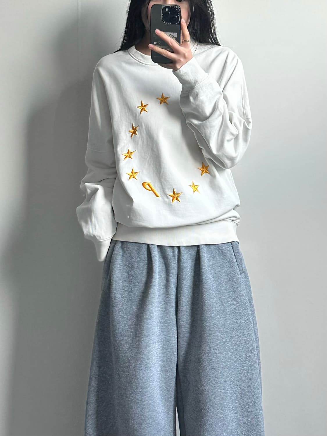 팔라스 EU 유로 돈 화이트 맨투맨 상품이미지1