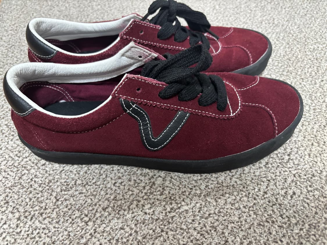 반스 스포츠 로우 - (스웨이드) 포트:블랙  상품이미지2