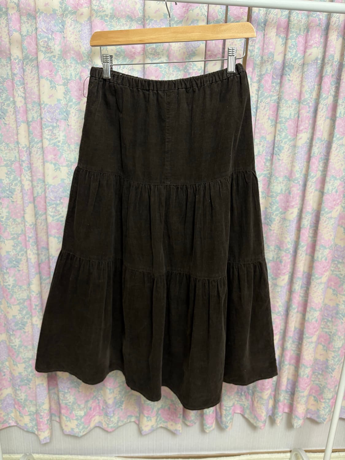 브라운 코듀로이 스커트 상품이미지9