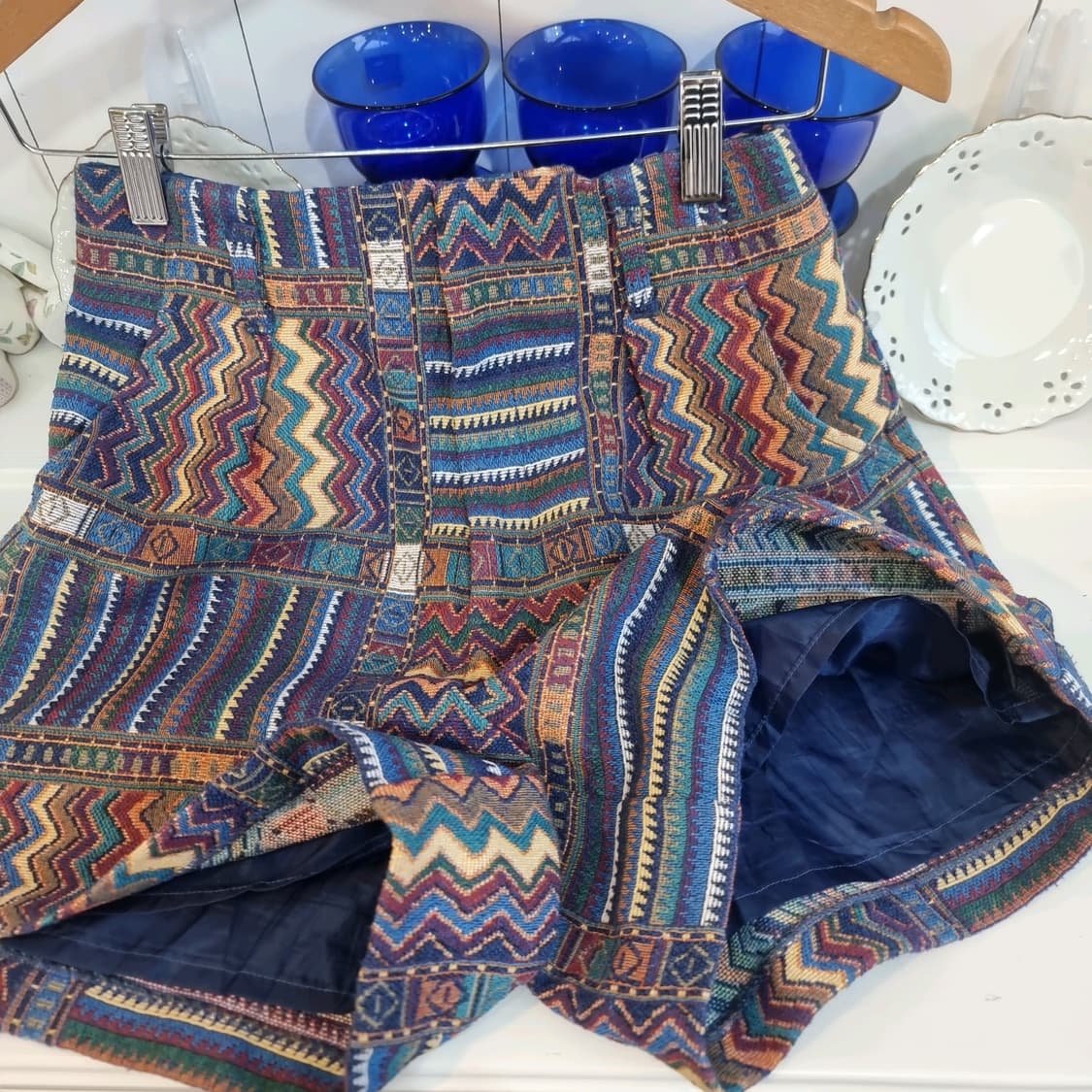 alicia PAGEBOY 에스닉 패턴 큐롯팬츠 상품이미지3