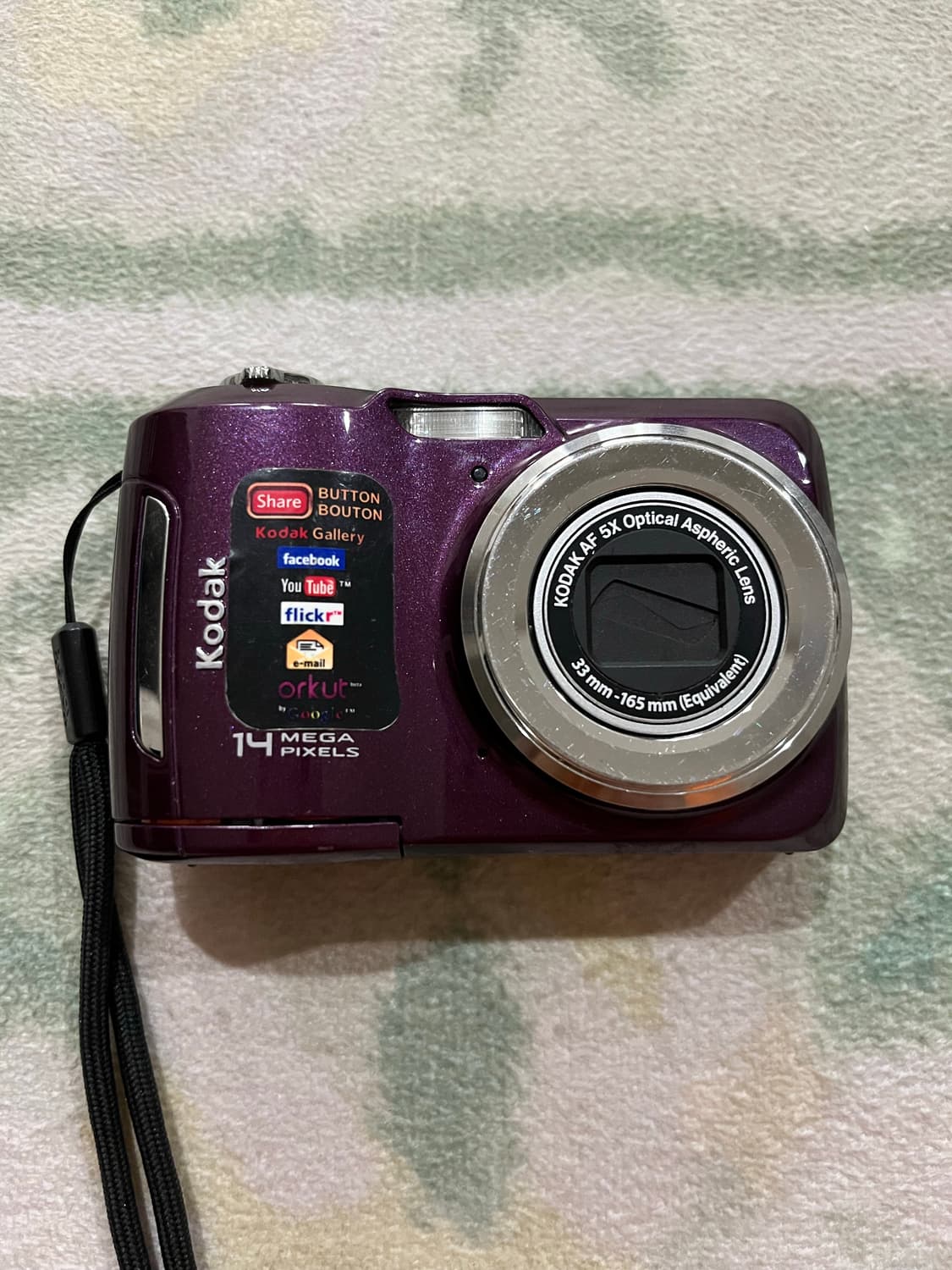 코닥 c195 퍼플 빈티지 디카 카메라  상품이미지1