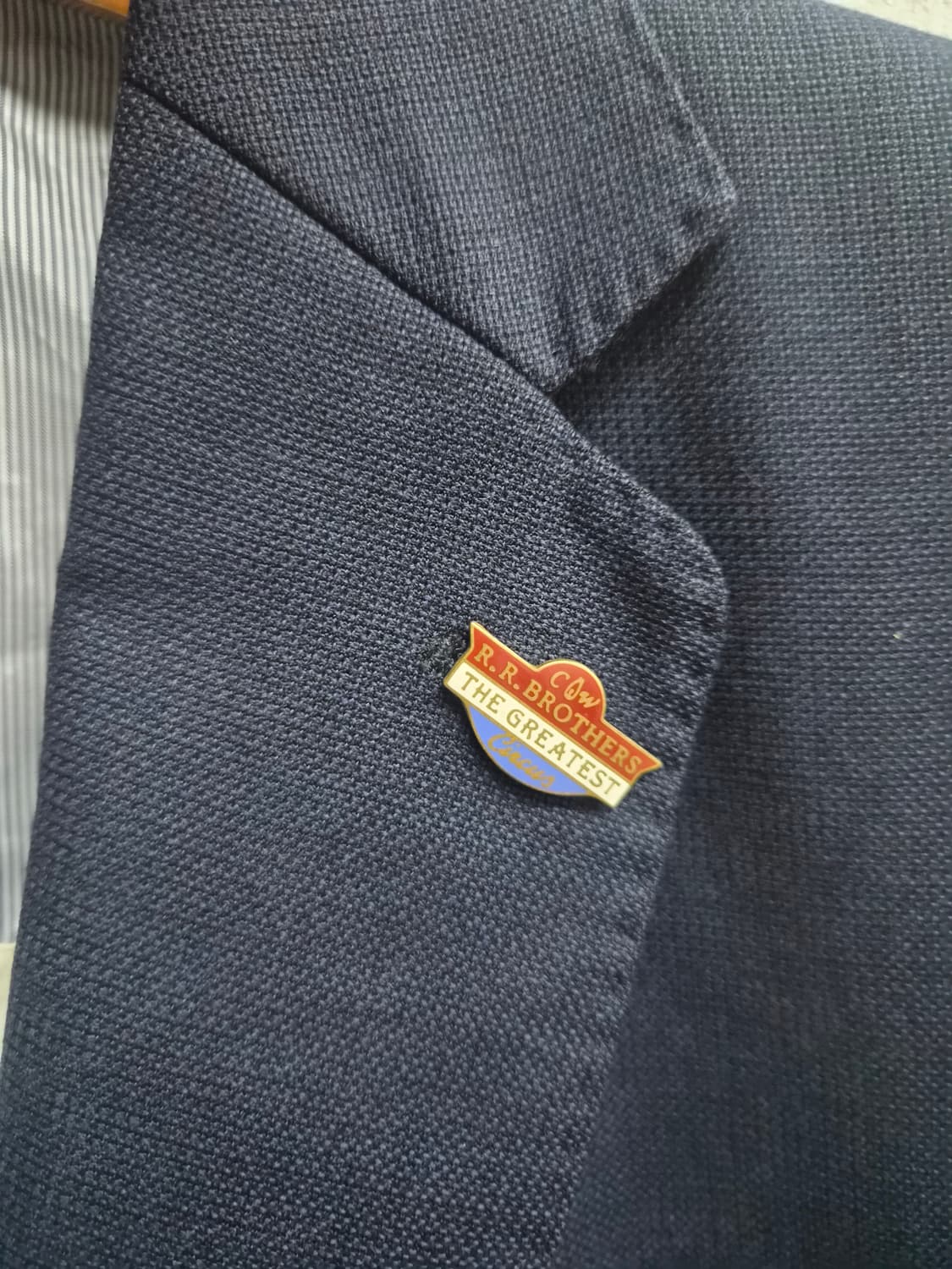 110) 커스텀 멜로우 네이비 블레이저 팝니다 상품이미지3