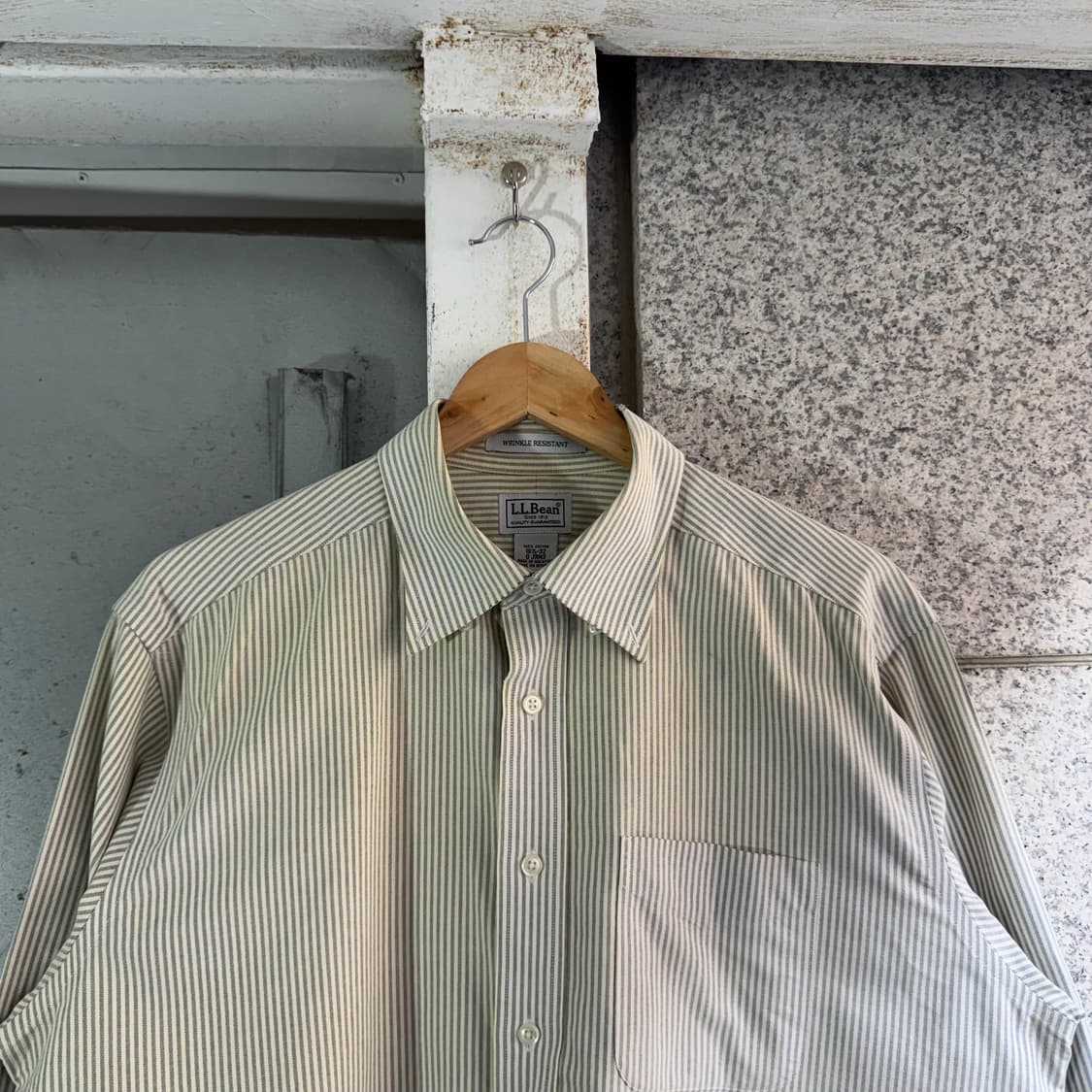 엘엘빈 스트라이프 패턴 포켓 셔츠 상품이미지4