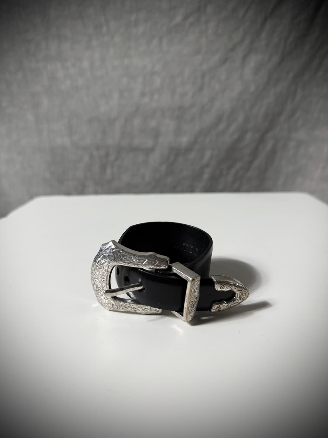 TOGA Leather Western Buckle Bracelet   상품이미지5