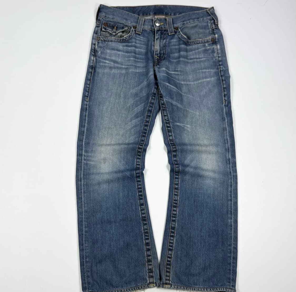 트루릴리전 USA 로우라이즈 부츠컷 데님팬츠 (33인치) 상품이미지3