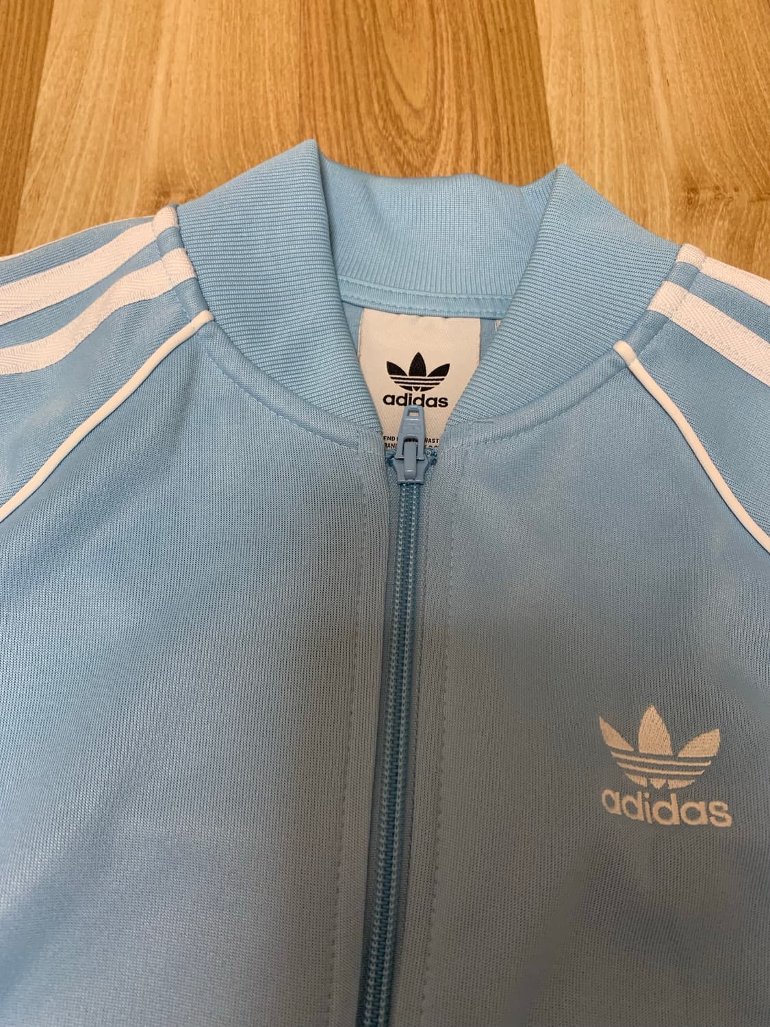 아디다스 파이어버드 져지 트랙탑 스카이 블루 민트 상품이미지4