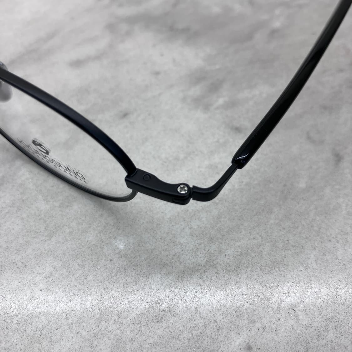 C31 경성 京城 어제 1919 블랙 오벌 메탈테 안경 상품이미지2