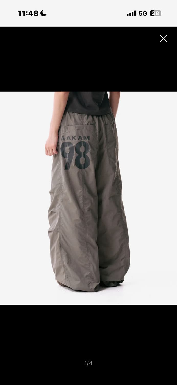 아캄 98 Printed Knee Pin-tuck Nylon Patns  상품이미지2