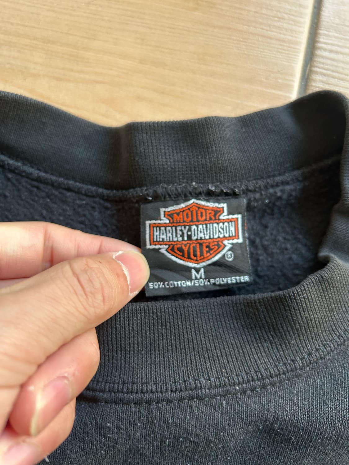 90‘s USA 할리데이비슨 스웻셔츠 상품이미지5
