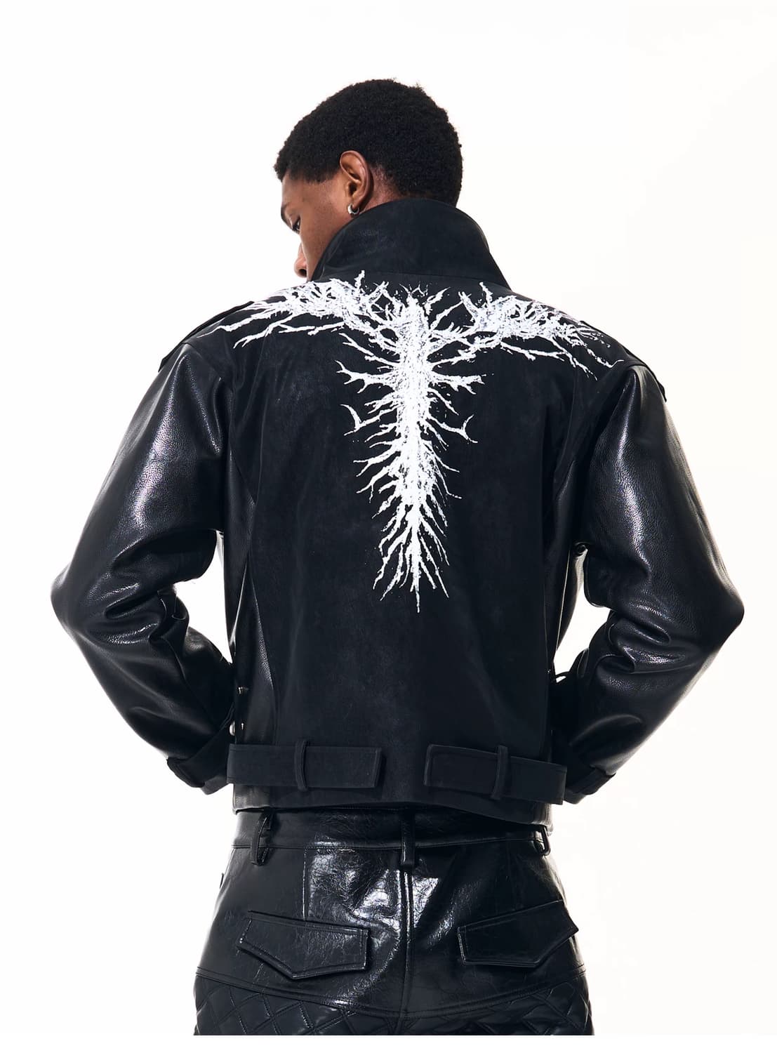 Opium Blackroot Shear Leather Jacket 상품이미지2