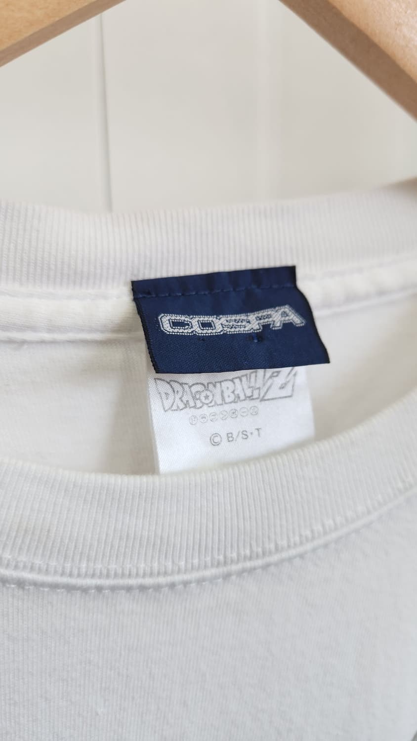 COSPA 정품 드래곤 볼 Z 슈퍼 사이어인 손오공 티셔츠 WHITE L 상품이미지3