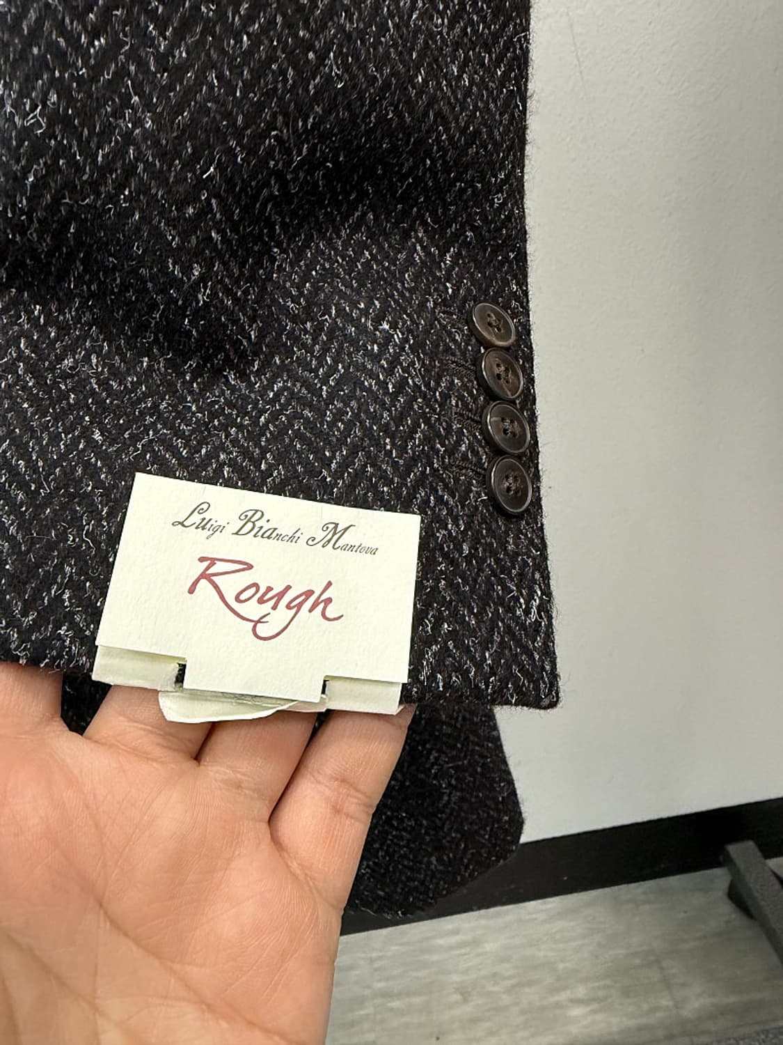 95) 루비암 헤링본 니트코트  상품이미지3