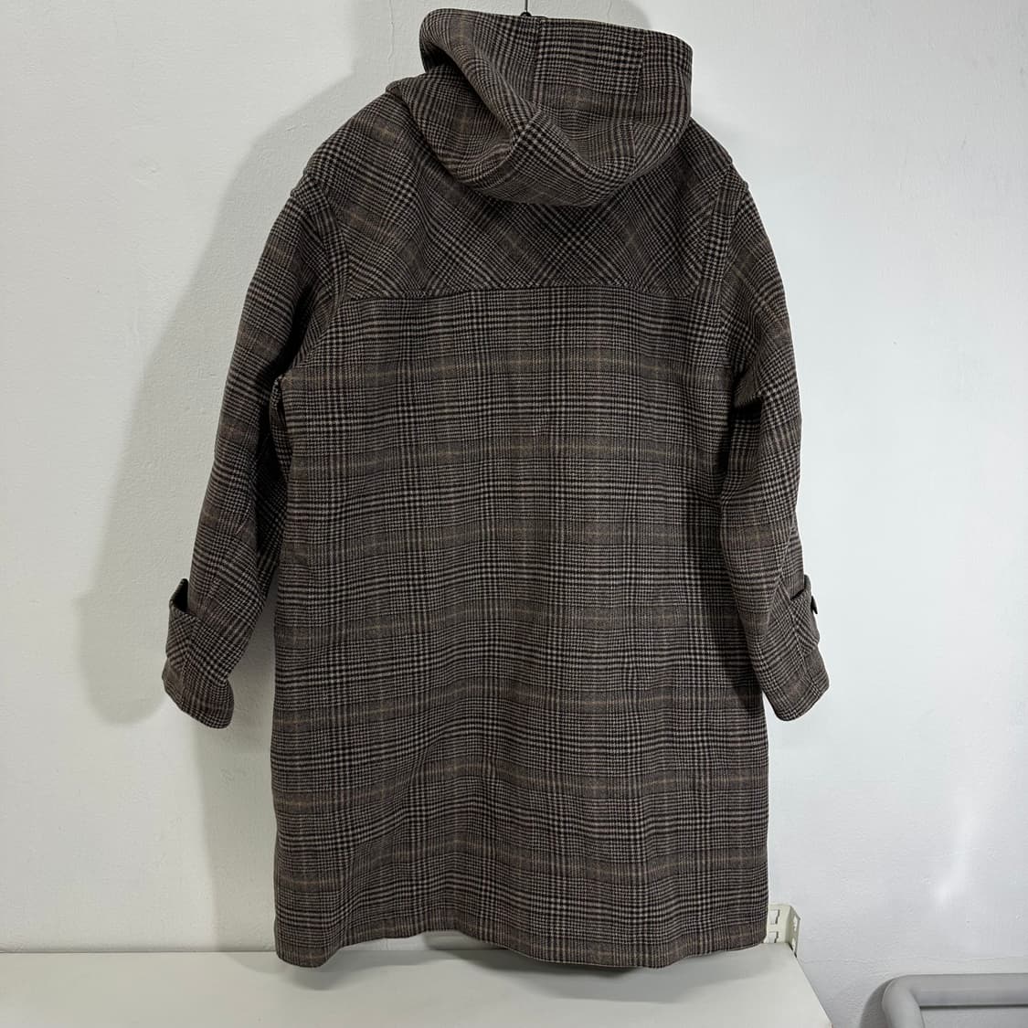 M-L 커버낫 체크 떡볶이 더플코트 상품이미지5