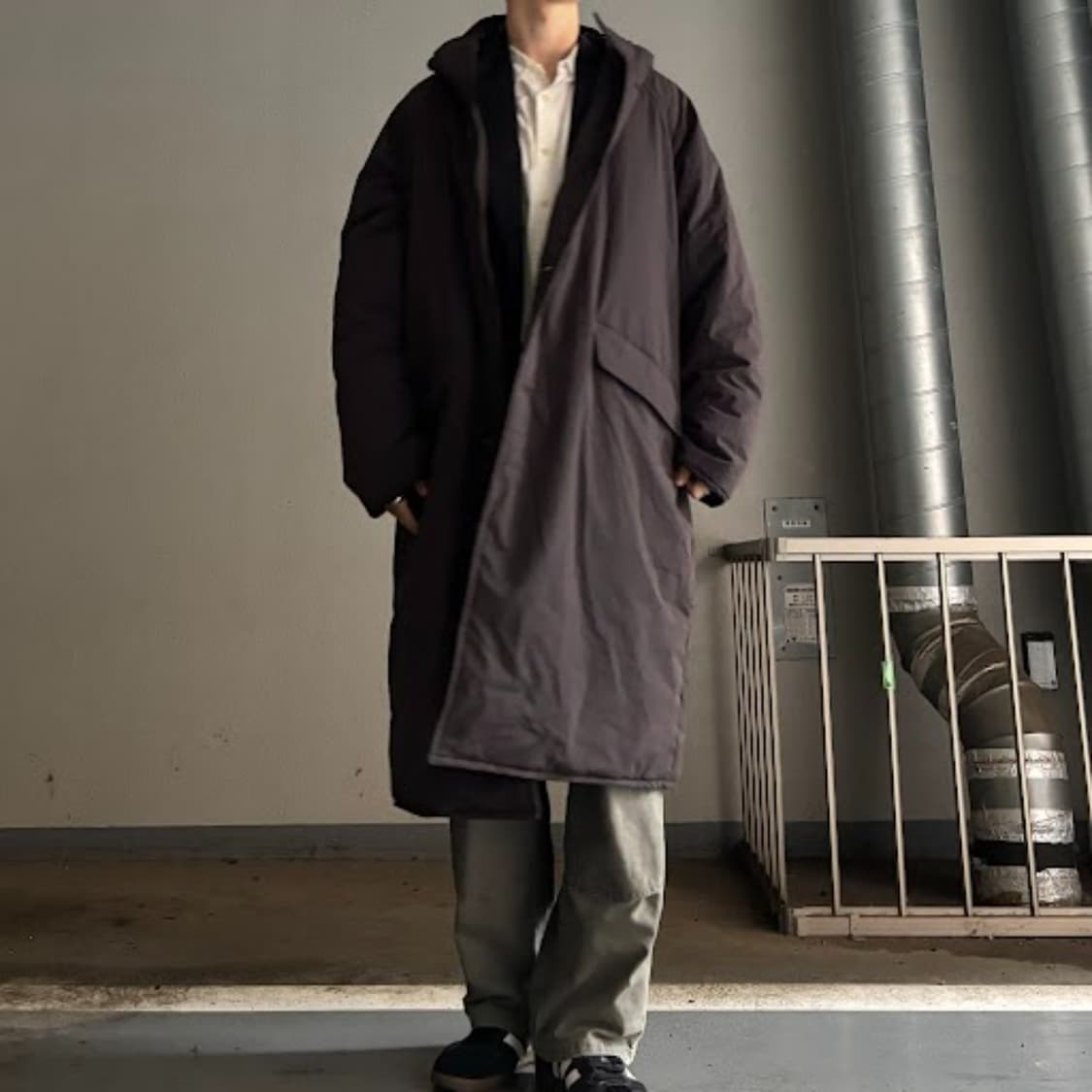 코모리 comoli 인슐레이션 후디드 다운 코트 상품이미지3